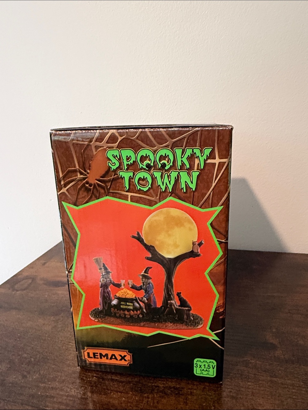 Lemax Spooky Town Full Moon Moonshine Witches Halloween Decor Table Accent 84335 - Picture 15 of 15
